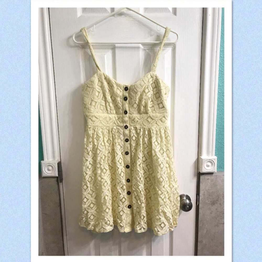 Button Down, Yellow Dress